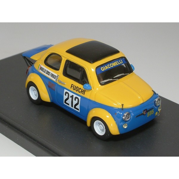 Fiat 500 Abarth 595 #212 Campionato Italiano 1972 Fuochi Mugello Corse - Standard Built 1:43